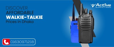 Discover Affordable Walkie-Talkie Prices in Dhaka | Active Force