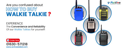 Best High Range Walkie Talkie Prices in Bangladesh | Active Force
