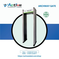 ZKTeco D1065S 6-Zone Archway Metal Detector Gate