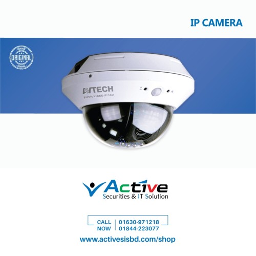 AVTECH IR Dome Network CCTV Camera