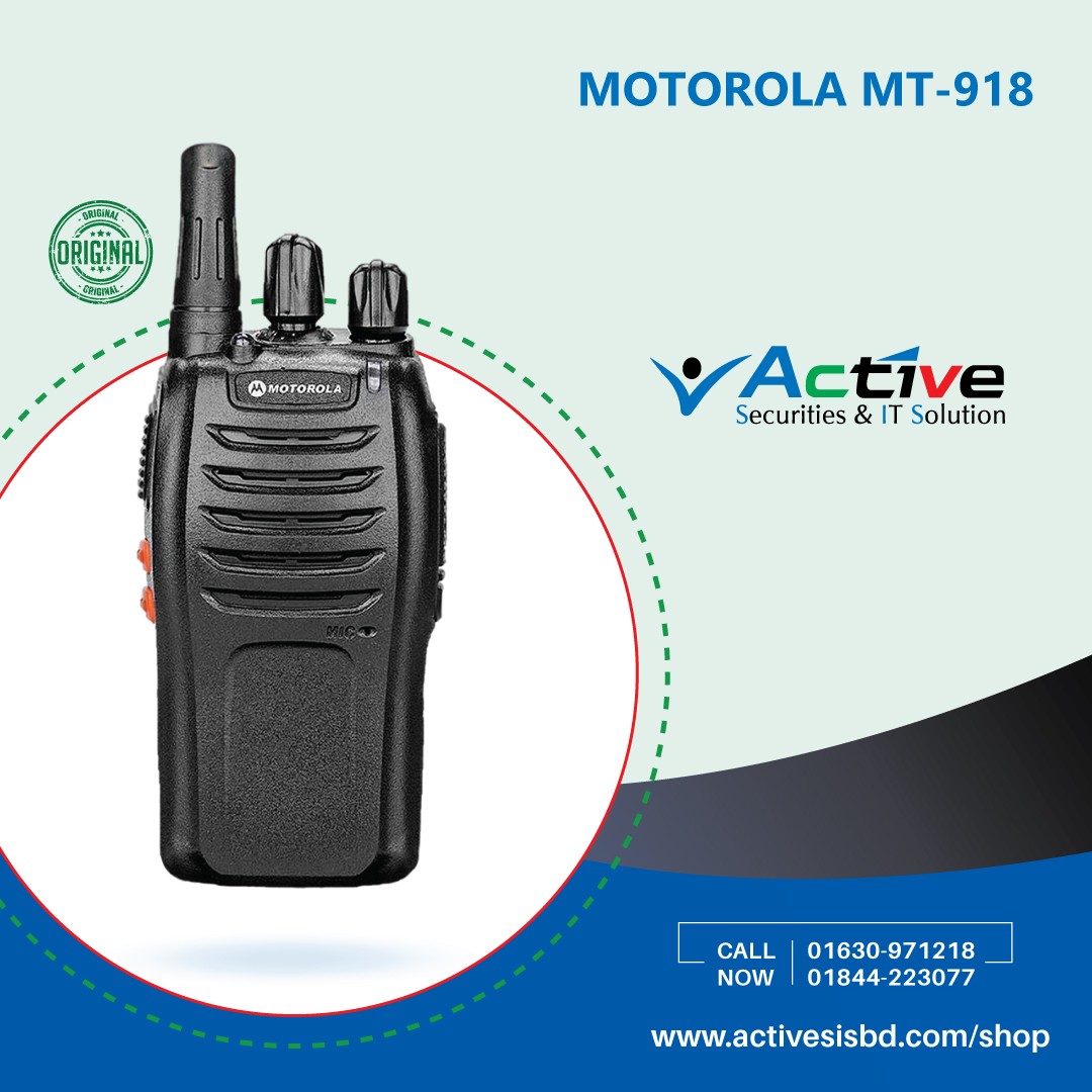 MOTOROLA MT918 TWO-WAY CIVILIAN RADIO SET WALKIE TALKIE